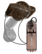 Alternative view of Classix Dual Vibrating Head Teaser - Black/Smoke 美國Classix陰莖頭雙振動刺激器