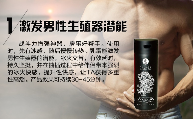 SHUNGA Dragon virility Intensifying Cream For Couples