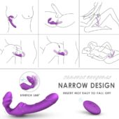 S-HANDE Vibrating Strapless Dildo Rechargeable Remote Control